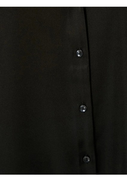 Saten Gömlek Uzun Kollu Düğmeli Standart Kesim fırsatları