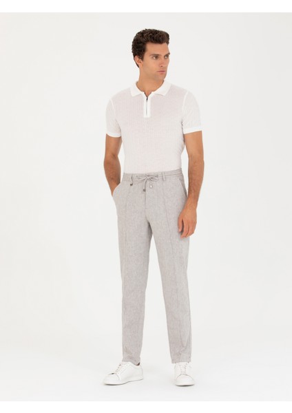 Erkek Açık Kahverengi Pantolon (Kanvas-Chino) 50266698-Vr002