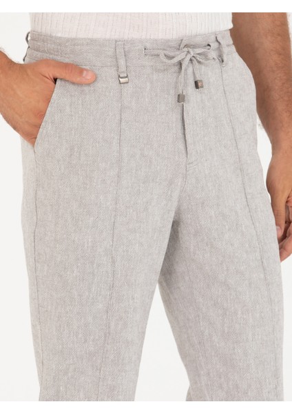 Erkek Açık Kahverengi Pantolon (Kanvas-Chino) 50266698-Vr002