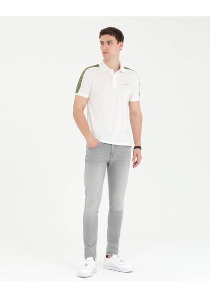 Pierre Cardin Erkek Haki Slim Fit Polo Yaka Tişört 50273578-VR027