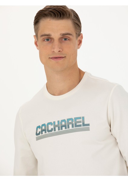 Erkek Ekru Sweatshirt 50272483-VR019