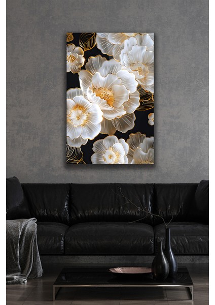 Çiçek Dekoratif Temperli Cam Tablo modelleri