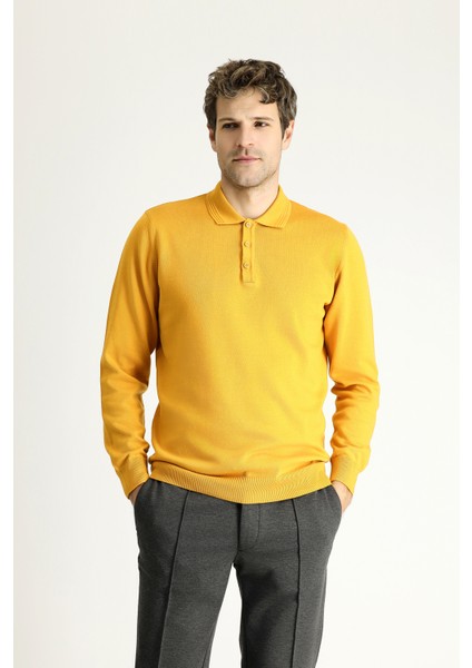 Polo Yaka Regular Fit Pamuklu Triko Kazak modelleri