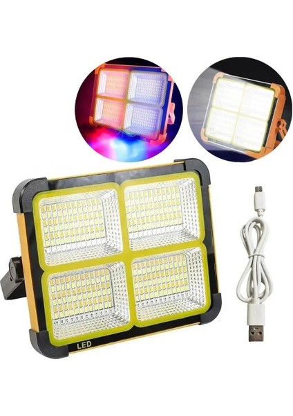 200W Solar LED Projektör
