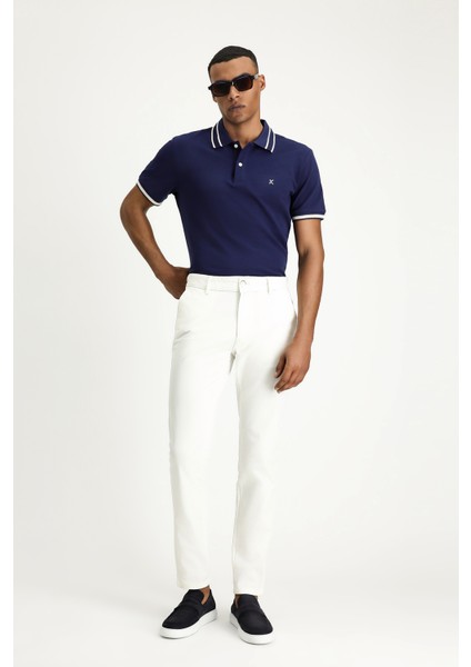 Slim Fit Dar Kesim Likralı Kanvas / Chino Pantolon