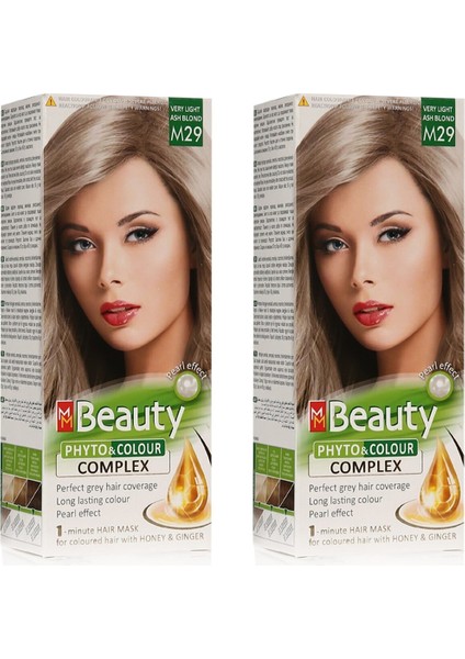 M29 Çok Açık Küllü Kumral (Very Lıght Ash Blond) Ikili Set