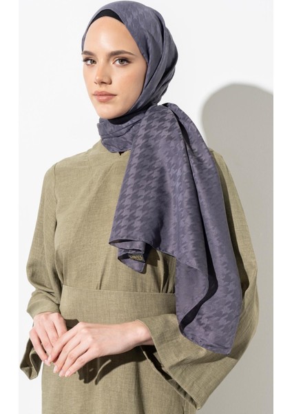 Kadın Tesettür Jakarlı Küçük Desen Kazayağı Şal fiyatları