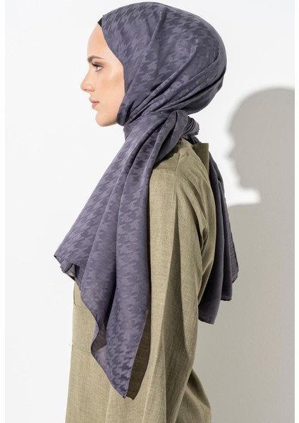 Kadın Tesettür Jakarlı Küçük Desen Kazayağı Şal fırsatları