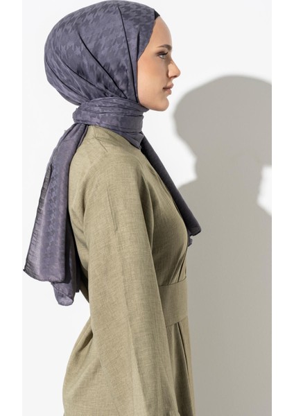 Kadın Tesettür Jakarlı Küçük Desen Kazayağı Şal indirimleri