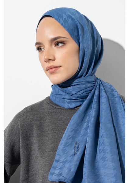 Kadın Jakarlı Küçük Desen Kazayağı Şal fiyatları