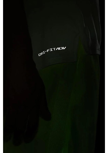 Dri Fit Adv Techknit Ultra Short Sleeve Running Top Erkek Koşu Tişörtü Sarı