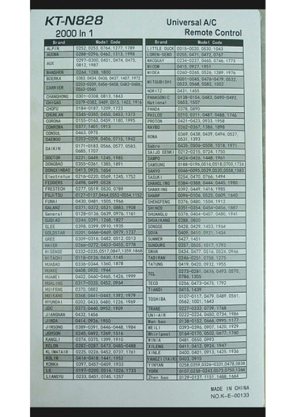 Tekno Trust KT-N828 Akıllı Klima Kumandası