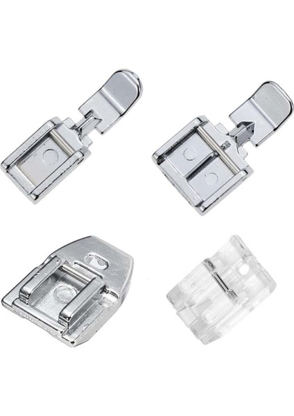 Tekno Trust Metal Ev Tipi Aile Dikiş Makinası Dar Geniş Gizli Fermuar Ayak Seti Ayak Tutucu Dahil