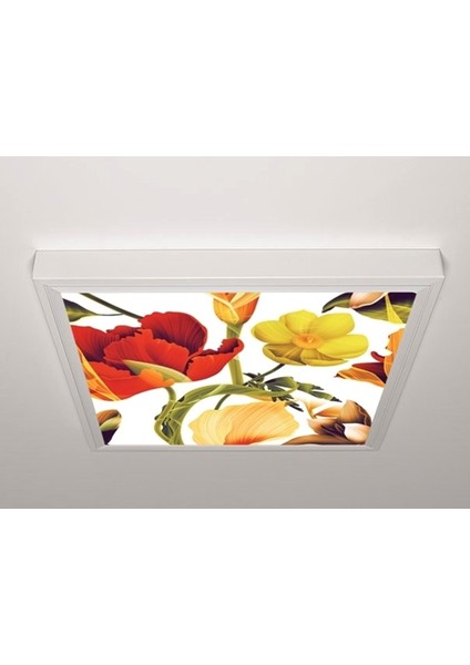 60X60 LED Panel Aydınlatma Armatür Avize Sıva Üstü Desenli Tekli 46510757SU