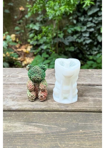 Rose Bear Tekli Silikon Mum Kalıbı fiyatları