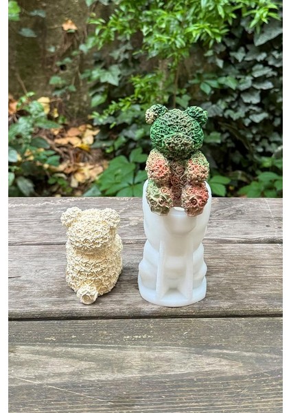 Rose Bear Tekli Silikon Mum Kalıbı fırsatları