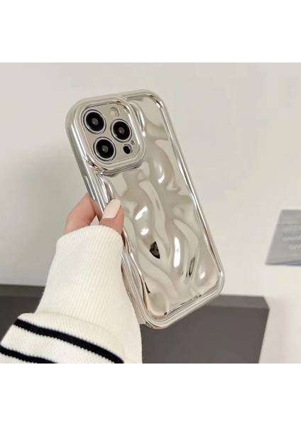 Apple iPhone 11 Uyumlu 3D Bubble Kılıf Gümüş