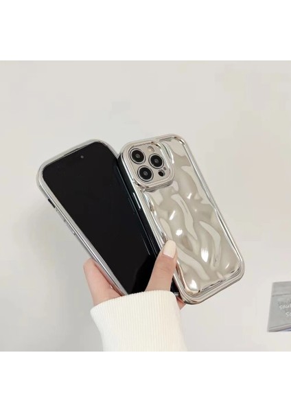 Apple iPhone 11 Uyumlu 3D Bubble Kılıf Gümüş