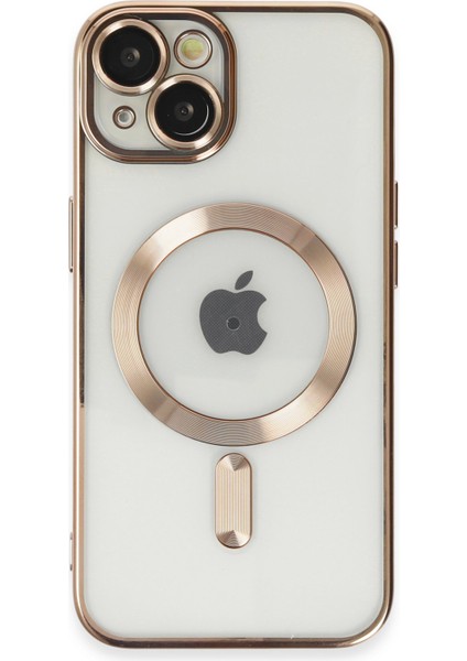 Apple iPhone 15 Kılıf Kross Magneticsafe Kapak - Gold