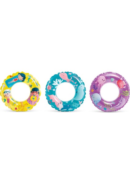 Şeffaf Baskılı Simit 61 Cm. (6-10 Yaş)