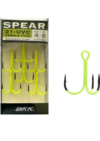 Spear-21 Uvc Üçlü Olta Iğnesi