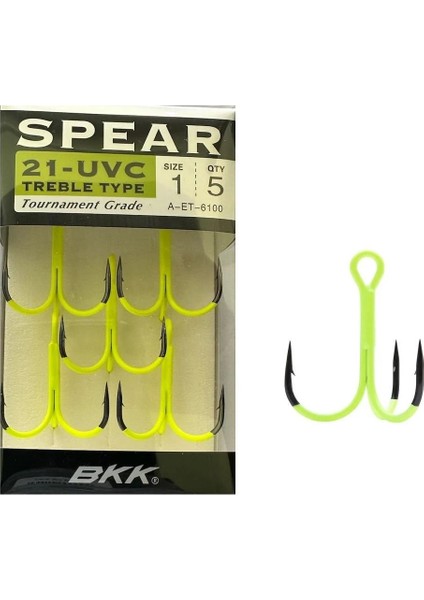 Spear-21 Uvc Üçlü Olta Iğnesi
