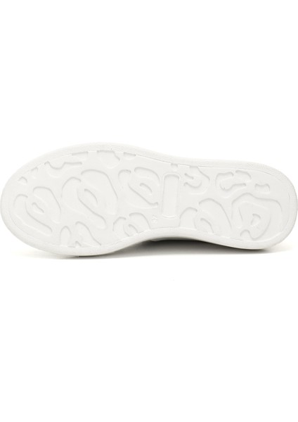 Kadın Beyaz Dolgu Taban Hakiki Deri Sneaker fırsatları