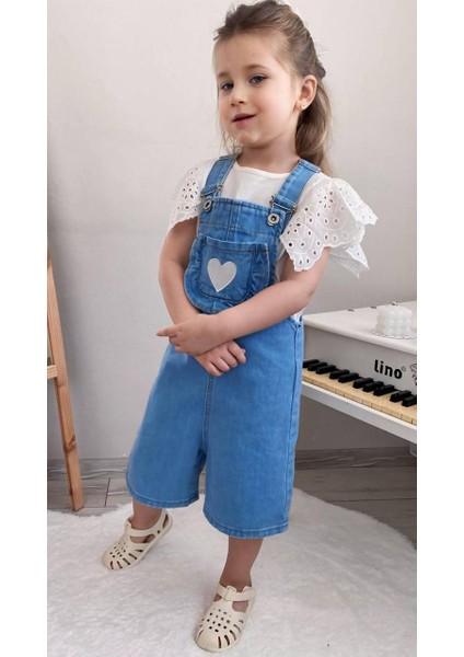 Kız Çocuk Şort Salopet modelleri