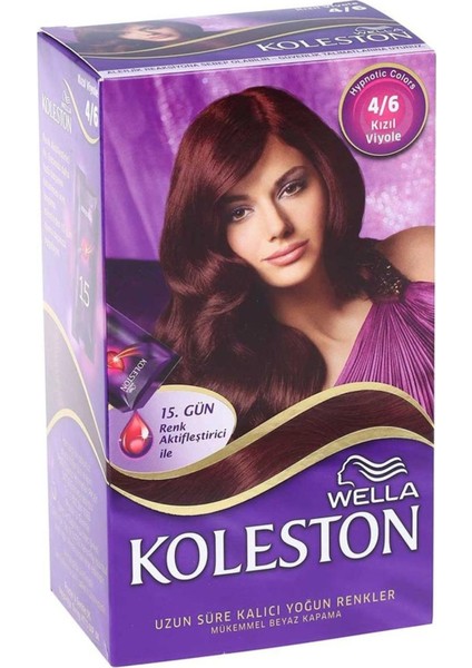 Wella Koleston Saç Boyası Set 4 6 Koyu Kızıl