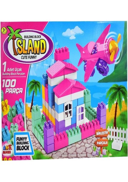 Ant Blocks 100 Parça Island ANT010