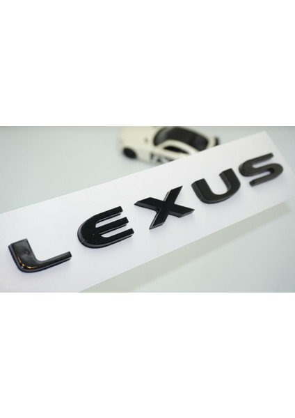 Lexus 2022+ Siyah Abs 3m 3D Bagaj Yazı Logo Arma