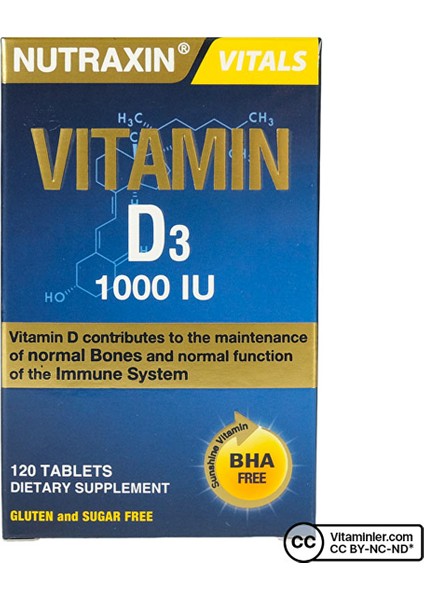 Vitamin D3 120 Tablet