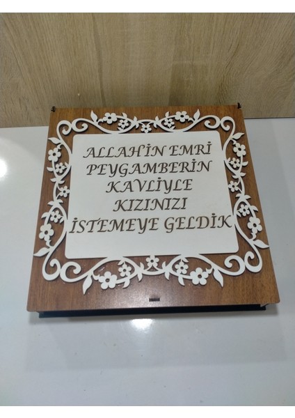 Kız Isteme/çikolata Kutusu Kişiye Özel Isim Veya Söz Yazılı