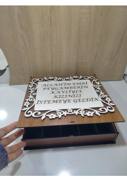 Kız Isteme/çikolata Kutusu Kişiye Özel Isim Veya Söz Yazılı fiyatları