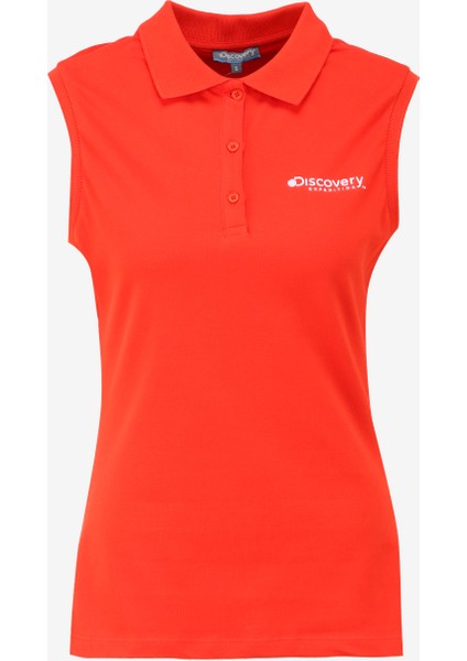 Nar Çiçeği Kadın Basic Polo T-Shirt D4SL-TST3036
