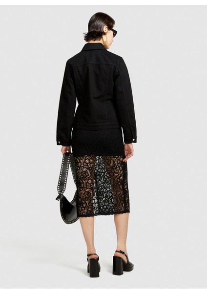 Regular Fit Siyah Kadın Ceket 2TLALN04A fırsatları