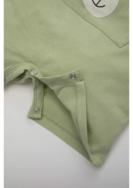 Erkek Bebek Yeni Doğan Çizgili Penye 2'li Kısa Kollu Tulum C4359A524SM modelleri