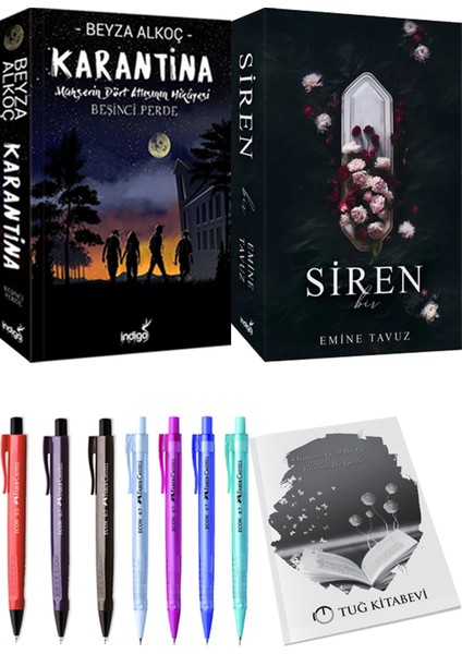 Siren Bir - Karantina 5 + Kalem + Not Defteri