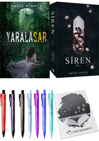 Siren Bir - Yaralasar 2 + Kalem + Not Defteri