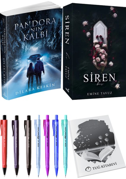 Siren Bir - Pandora'nın Kalbi 1 + Kalem + Not Defteri