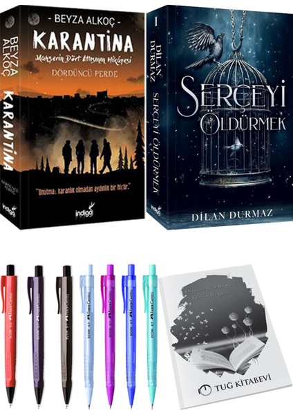 Serçeyi Öldürmek - Karantina 4 + Kalem + Not Defteri
