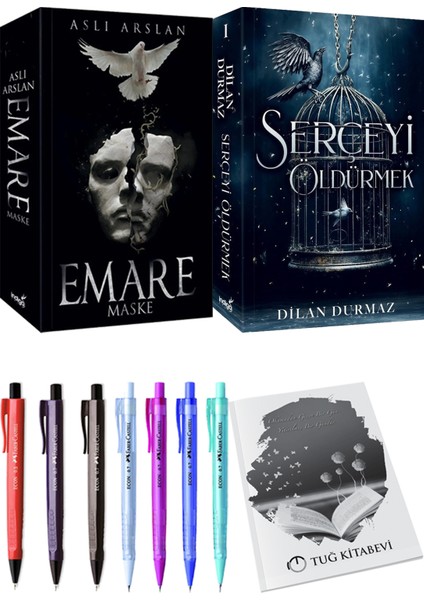 Serçeyi Öldürmek - Emare: Maske + Kalem + Not Defteri