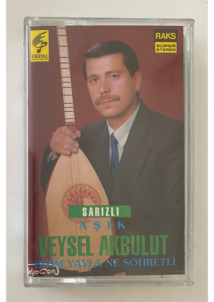 Sarızlı Aşık Veysel Akbulut Bizim Yayla Ne Şöhretli Kaset (Orjnal Dönem Baskı Kaset)