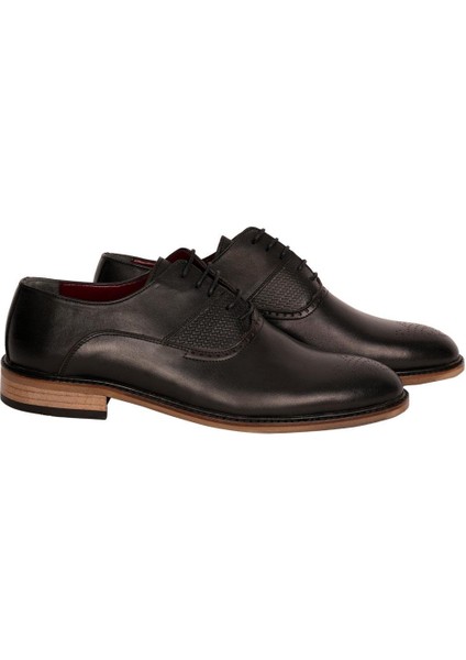 BIG.1025 Neolit Açma Lazer Kesim Bağcıklı Ayakkabı