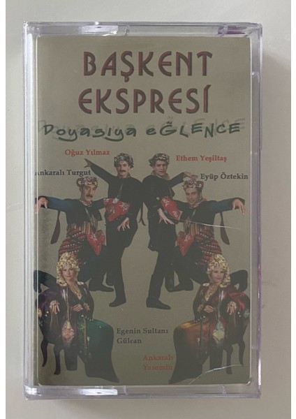 Başkent Eskpresi Doyasıya Eğlence Kaset (Jelatininde Sıfır Orjnal Dönem Baskı Kaset)