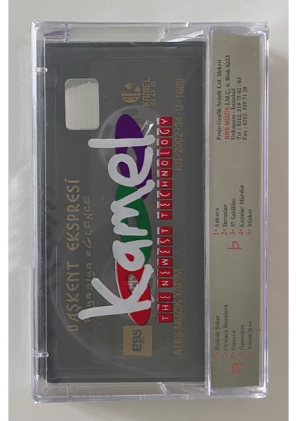 Başkent Eskpresi Doyasıya Eğlence Kaset (Jelatininde Sıfır Orjnal Dönem Baskı Kaset)