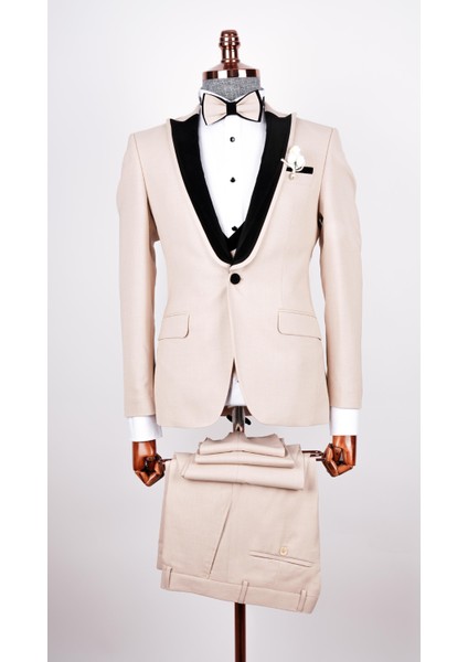 ECH.5024 Kırlangıç Yaka Damatlık Takım Elbise