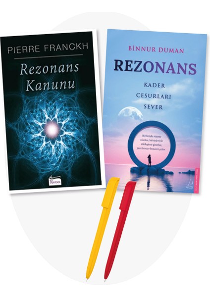 Rezonans Kader Casusları Sever - Rezonans Kanunu - 2 Kitap + Alfa Kalem