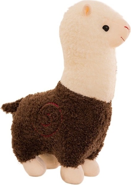Sevimli Alpaka Bebek Simülasyon Peluş Oyuncak Yastık Çocuğun Uyuyan Bez Bebek (Yurt Dışından)