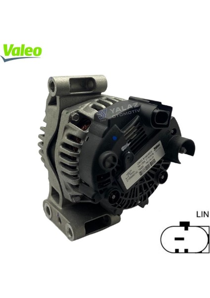 Valeo 12V Alternatör Dinamo 120 A (Lın) (Start-Stop) Fıat 500L/EGEA/GRANDE Punto-Alfa Romeo Mıto